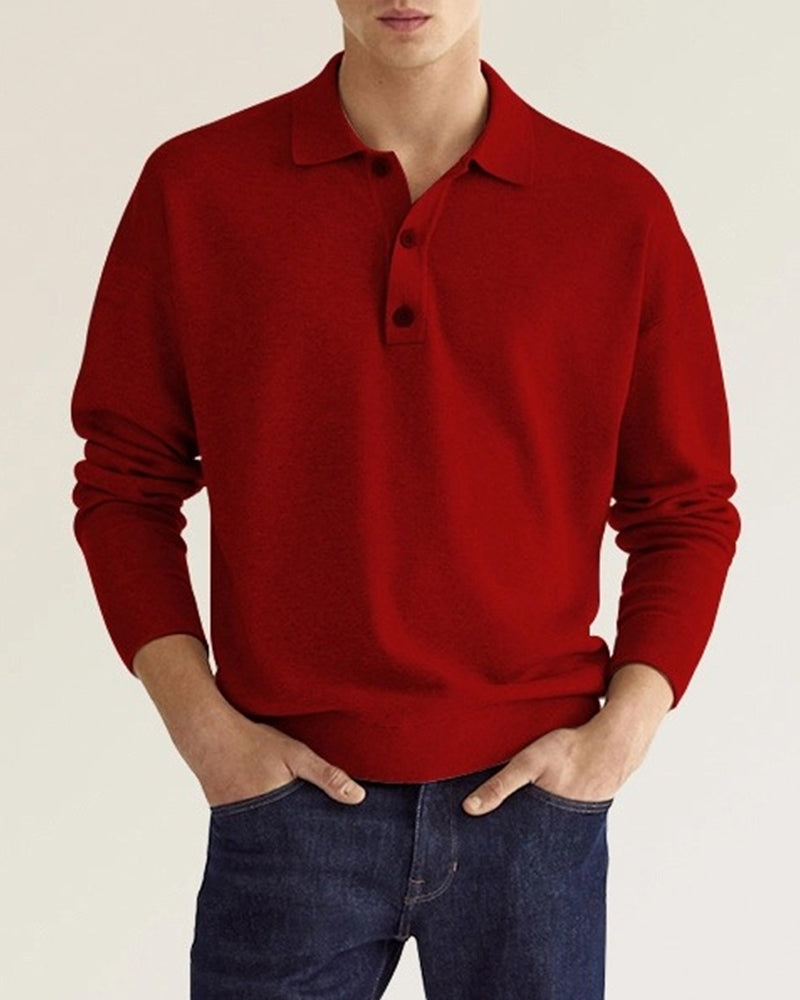 Long sleeve button down men's shirt