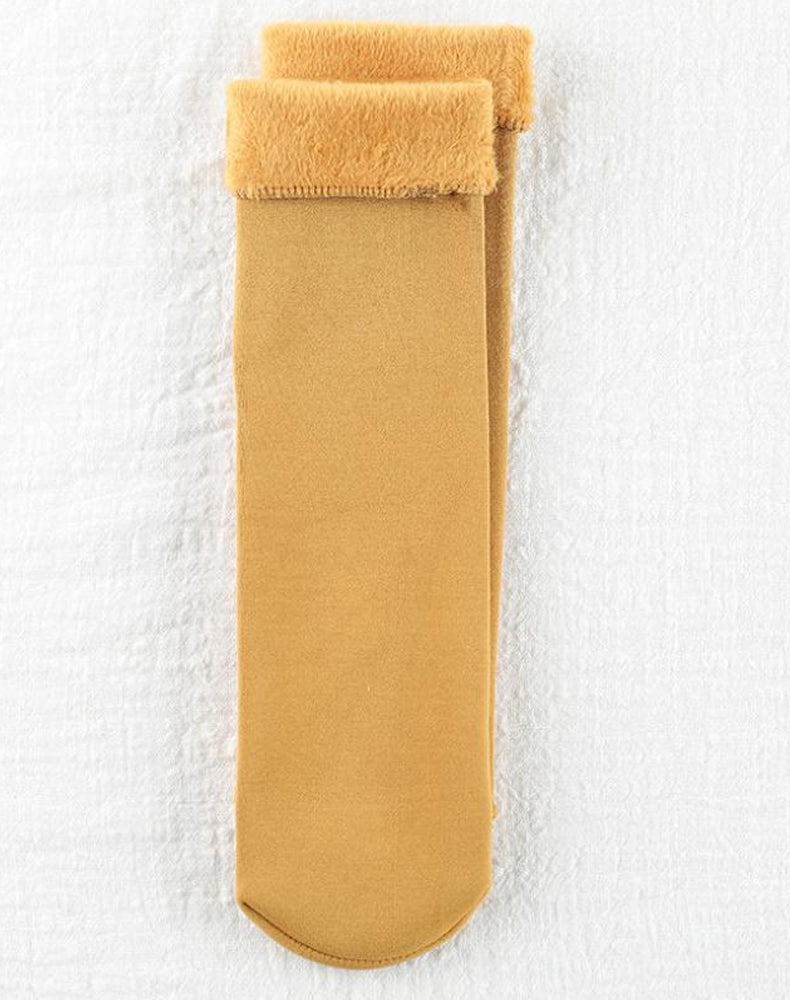 Winter soft plush floor socks