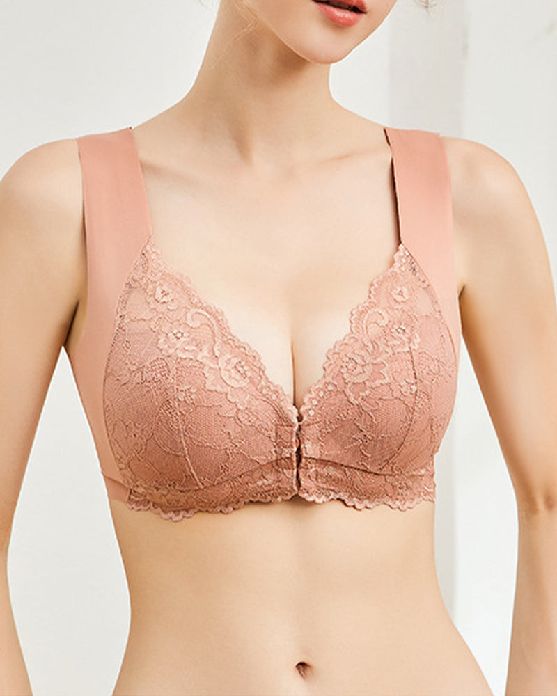 Seamless Push-Up Lace Bra
