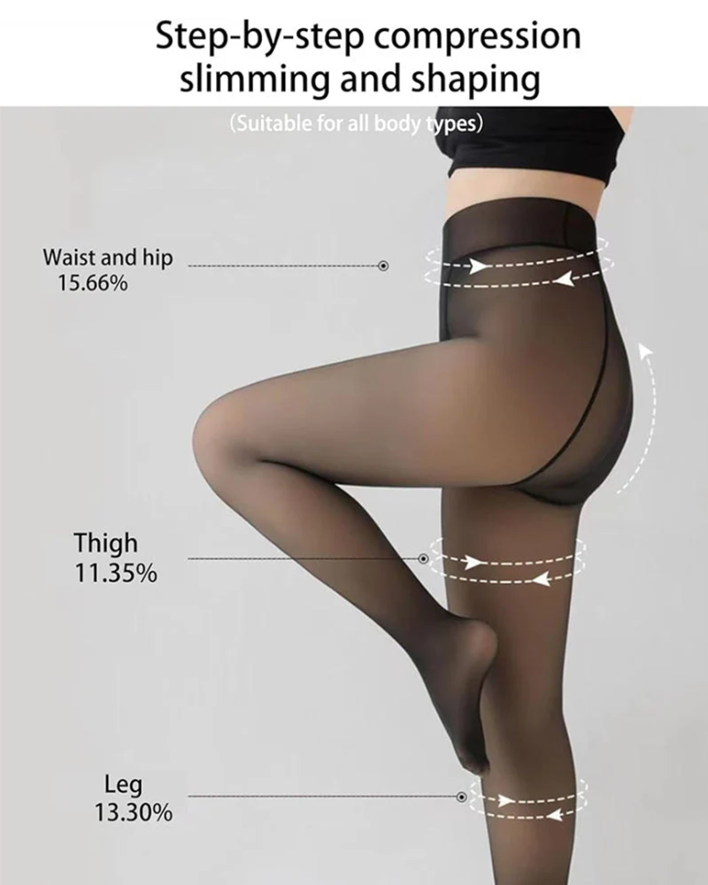 Magic Fleece Lined Leggings Comfort Fleece Tights