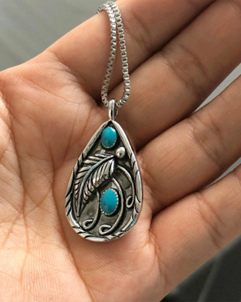 Bohemian vintage pendant necklace