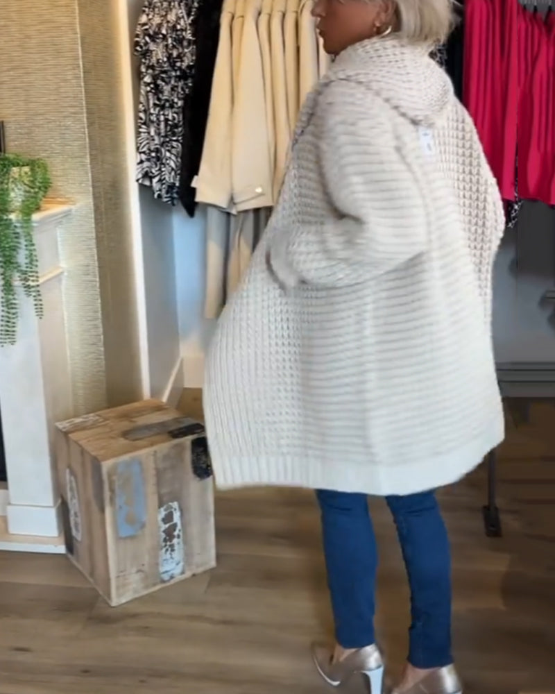 Solid colour cardigan