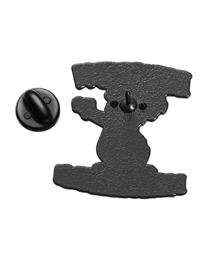 Letter & Cartoon Duck Design Brooch