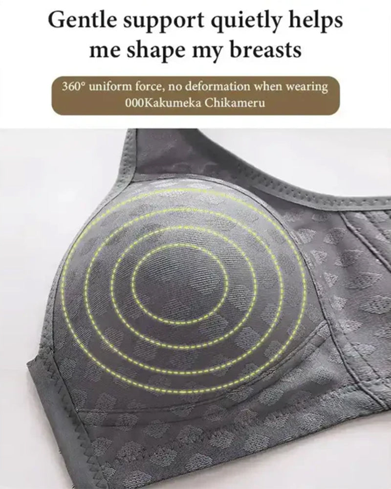 Front-Clasp Anti-Sagging Bra