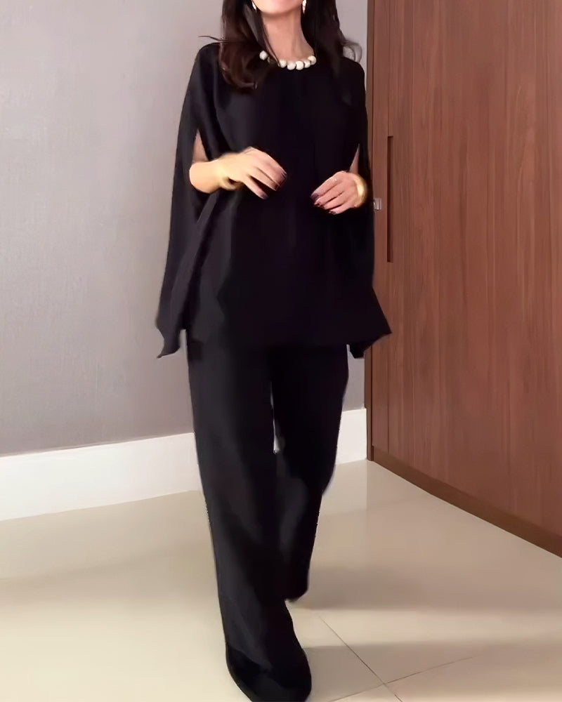 Beaded Fashion Design Loose Blouse