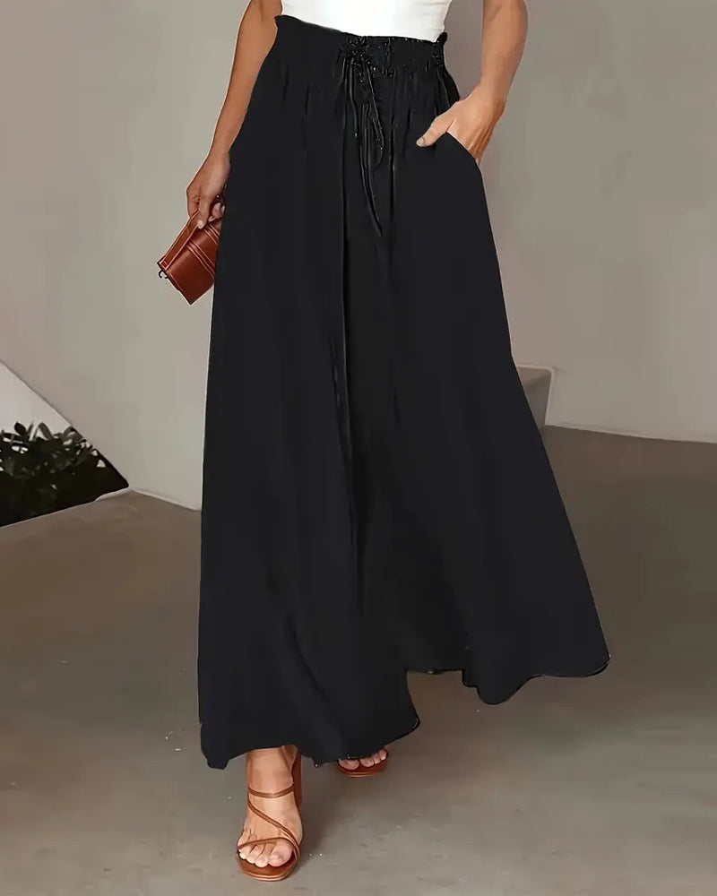 Polka Dot Print Long Pants