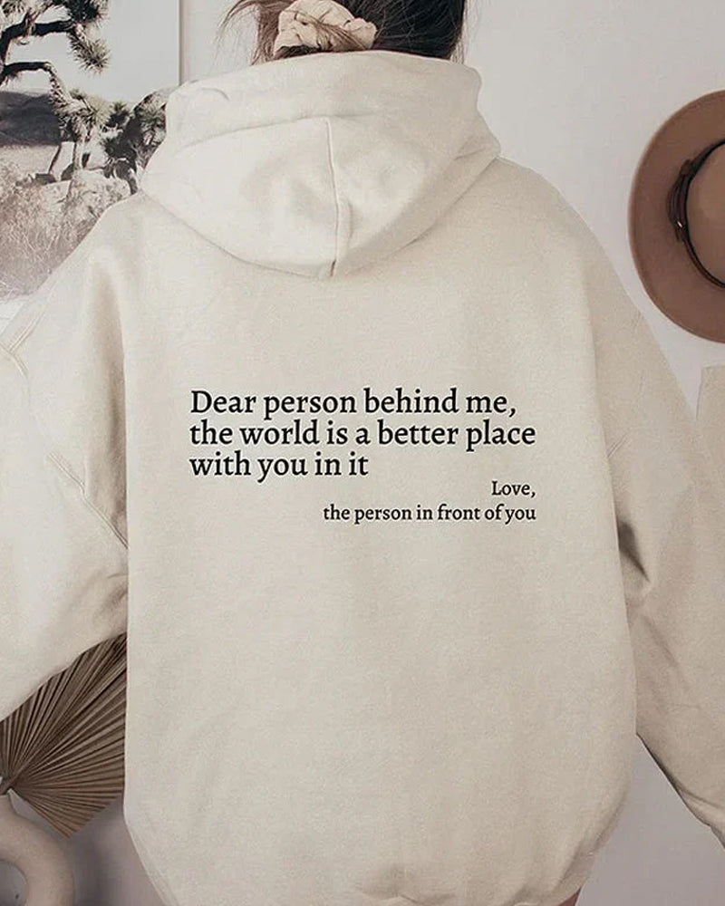 'Dear Person Behind Me' Sweatshirt