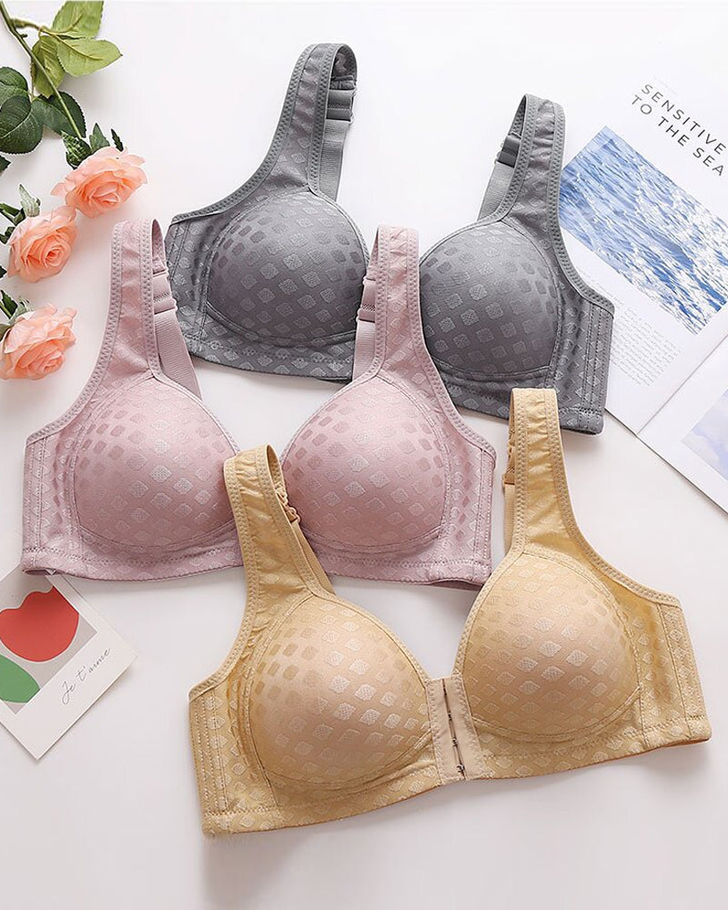 Front-Clasp Anti-Sagging Bra